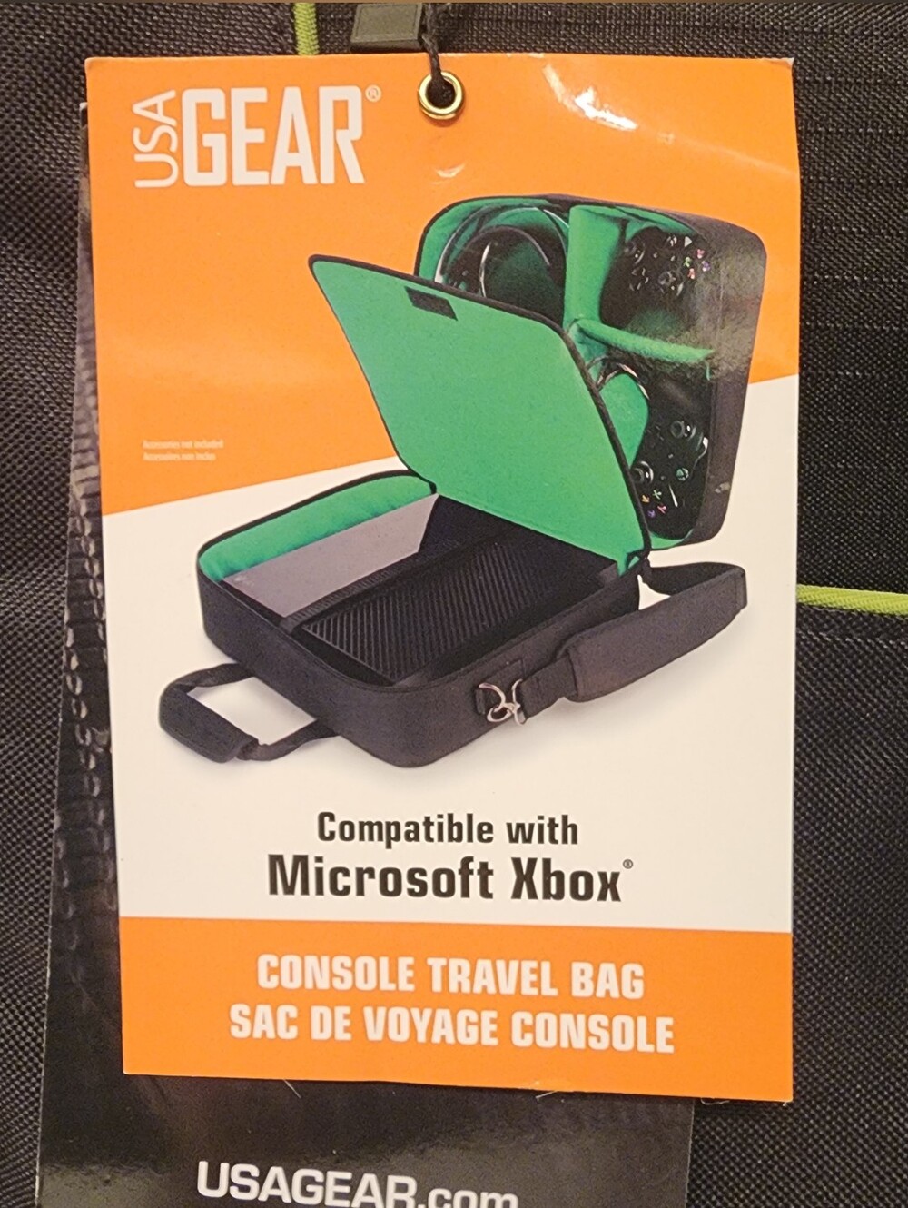 USAGEAR S23 Console travel case for Xbox in black /Green - Picture 7 of 13